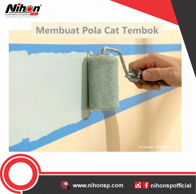 pola cat tembok
